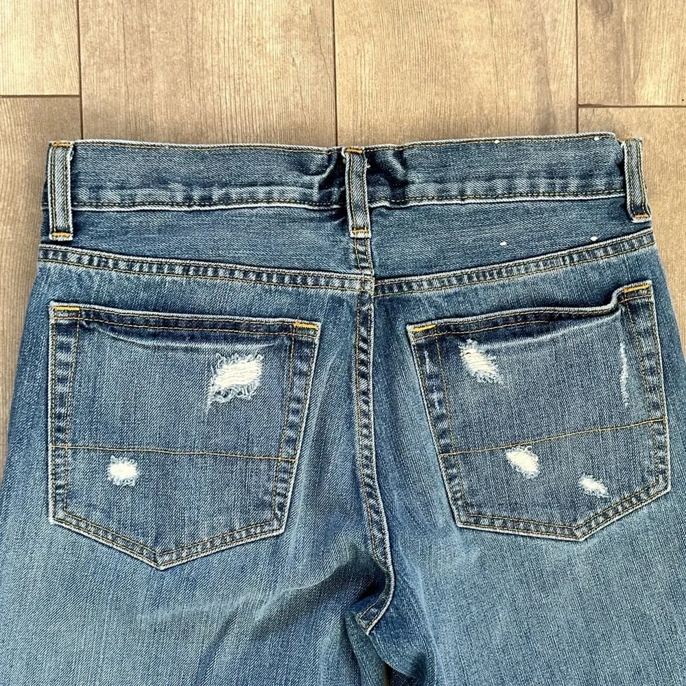 J. Crew Men’s 30x30 distressed blue jeans